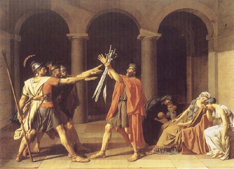 Jacques-Louis David The Oath of The Horatii